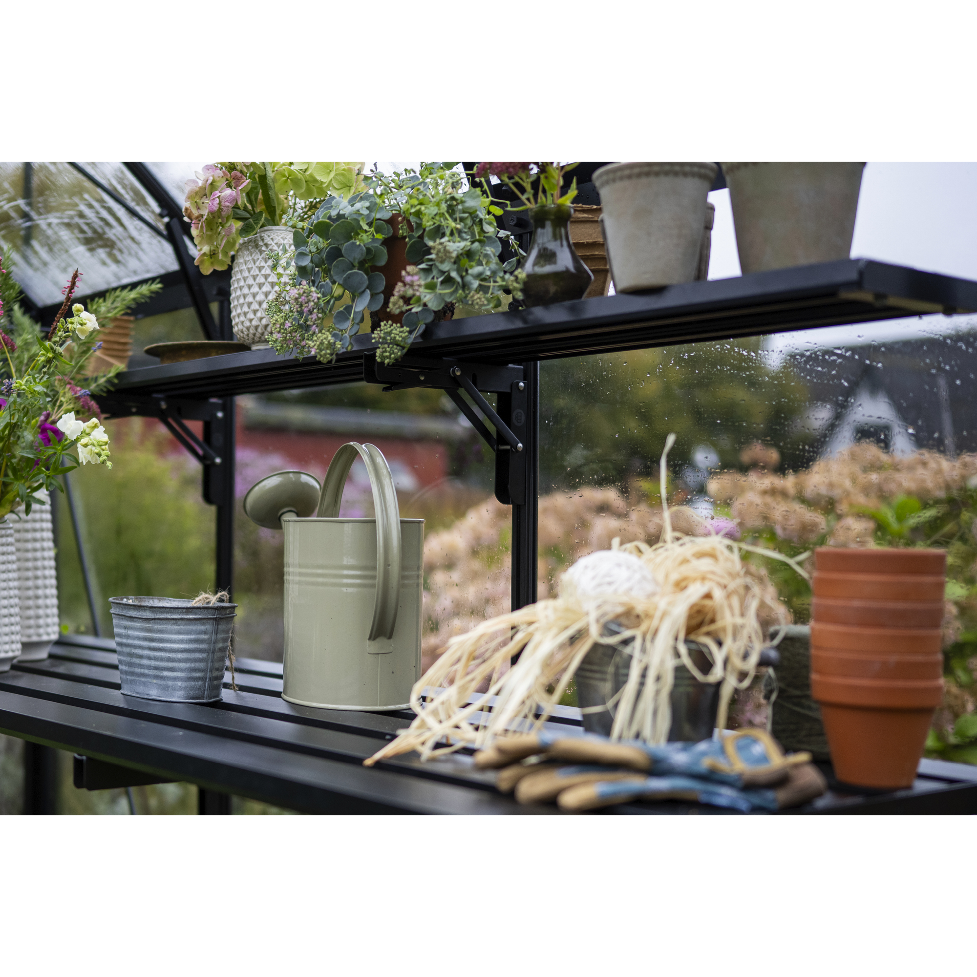 Gewächshausregal klappbar für Gewächshaus 'QUBE LEAN-TO 6'