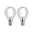 LED-Leuchtmittel E14 4,8 W 470 lm 2 Stück