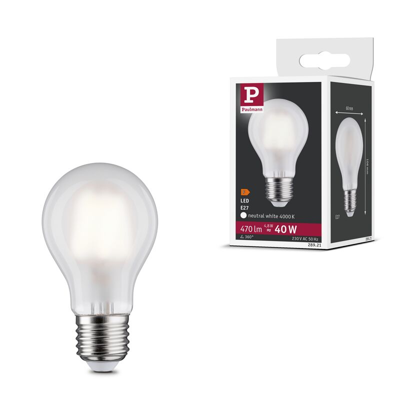 LED-Leuchtmittel E27 4,8 W 470 lm