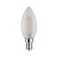 LED-Leuchtmittel dimmbar Kerze matt E14 5,9 W 806 lm warmweiß