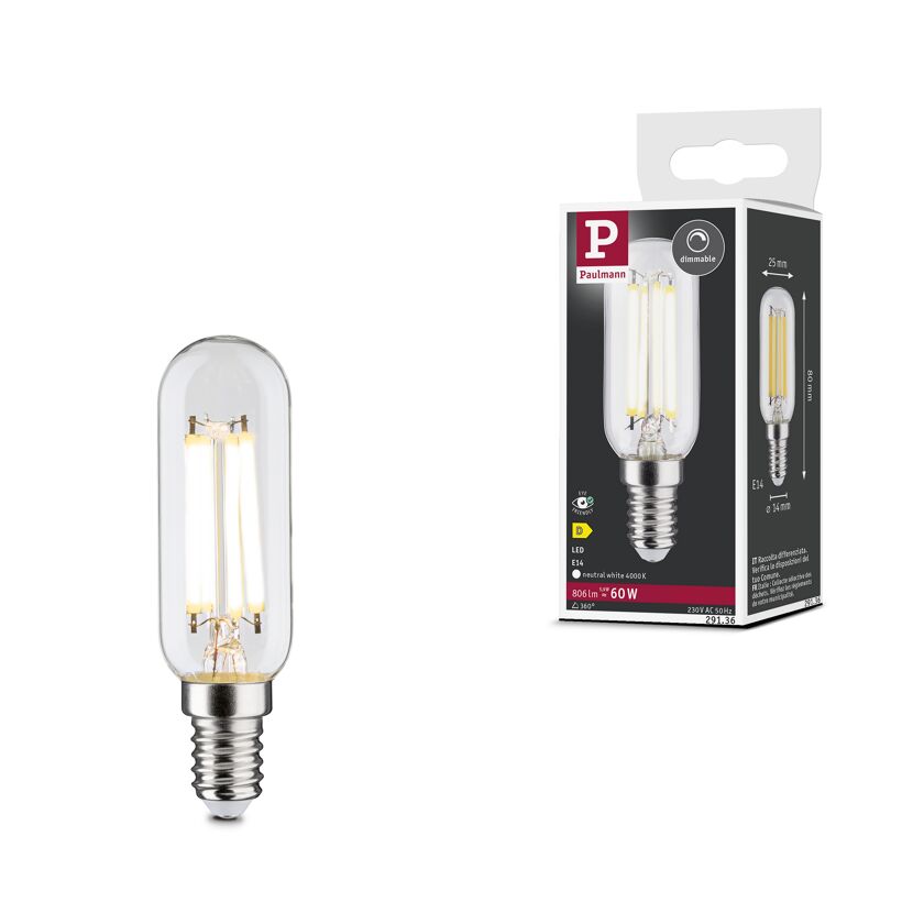 LED-Leuchtmittel dimmbar klar E14 5,9 W 806 lm neutralweiß