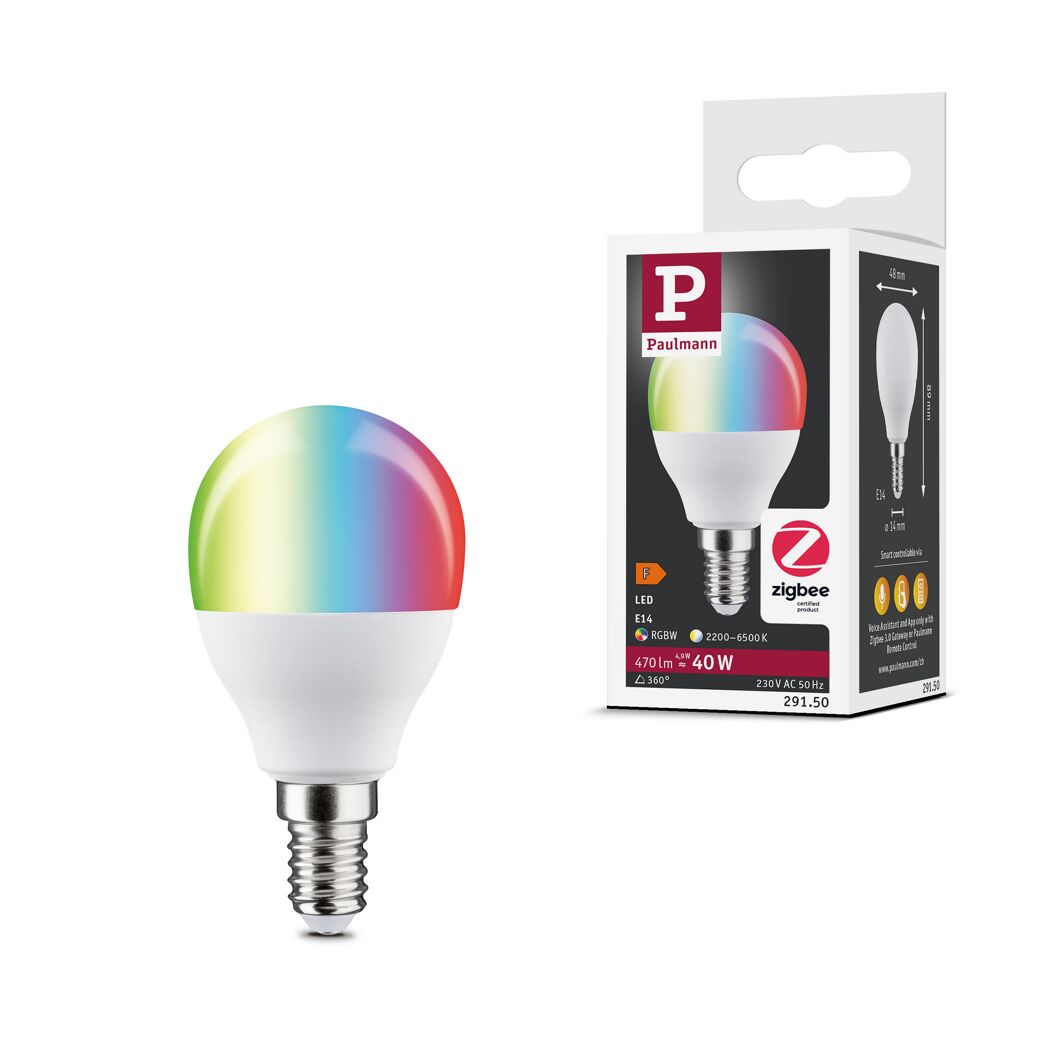 LED-Leuchtmittel 'Zigbee' dimmbar Tropfen E14 5 W 470 lm warmweiß