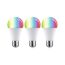 LED-Leuchtmittelset 'Zigbee' dimmbar Standardform E27 11 W 1055 lm warmweiß 3 Stück