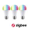 LED-Leuchtmittelset 'Zigbee' dimmbar Standardform E27 11 W 1055 lm warmweiß 3 Stück
