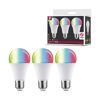 LED-Leuchtmittelset 'Zigbee' dimmbar Standardform E27 11 W 1055 lm warmweiß 3 Stück