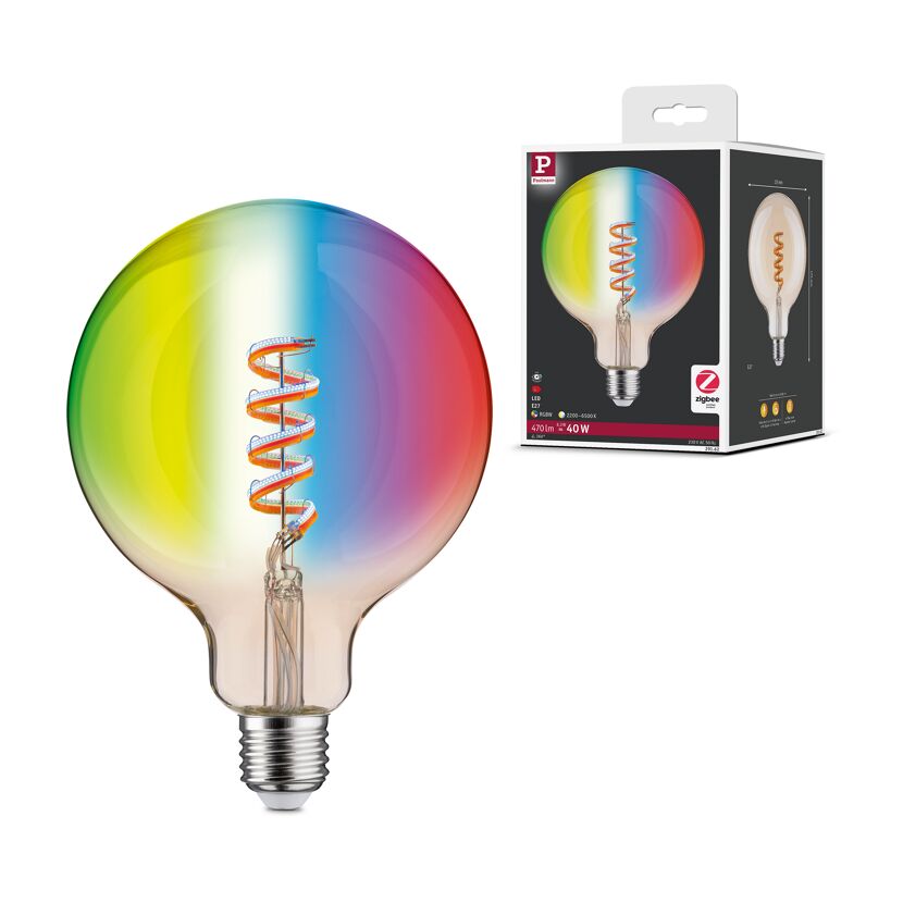 LED-Leuchtmittel 'Zigbee' dimmbar Globe E27 6,3 W 470 lm warmweiß