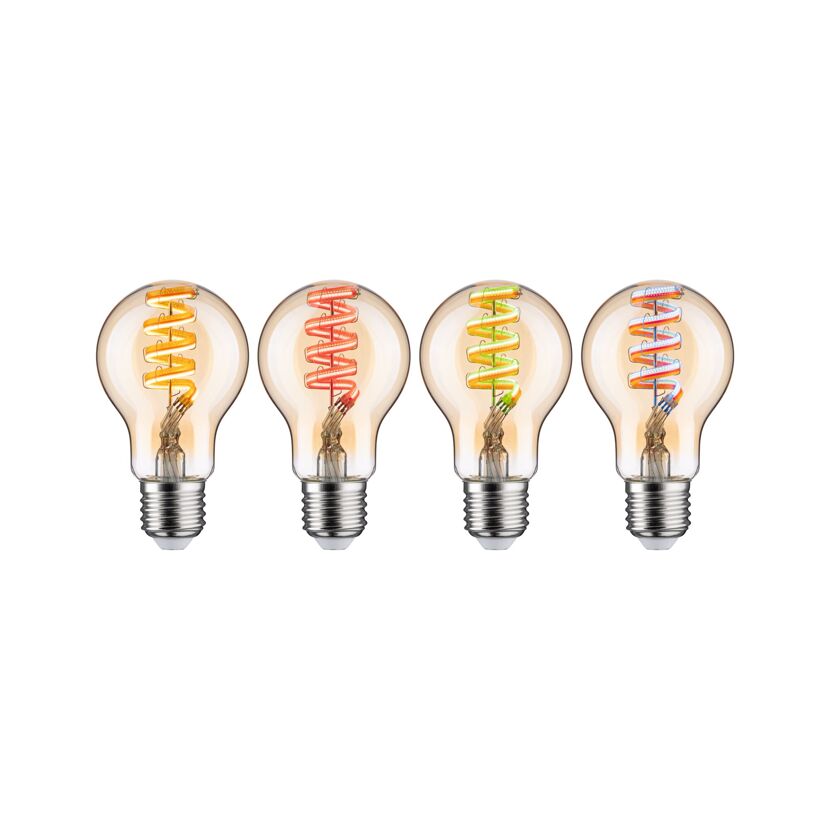 LED-Leuchtmittelset 'Zigbee' dimmbar Standardform E27 6,3 W 470 lm warmweiß 3 Stück