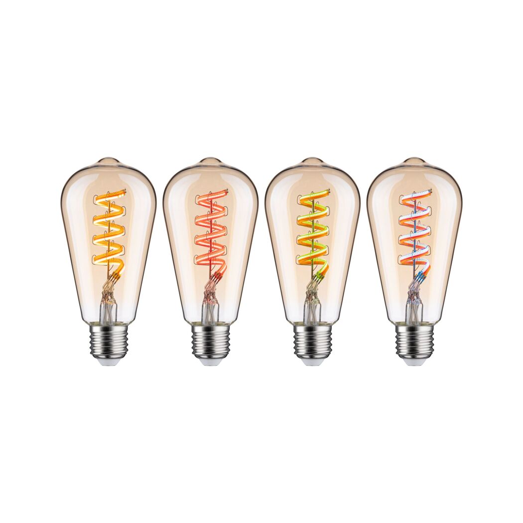 LED-Leuchtmittelset 'Zigbee' dimmbar Kolben E27 6,3 W 470 lm warmweiß 3 Stück
