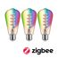 LED-Leuchtmittelset 'Zigbee' dimmbar Kolben E27 6,3 W 470 lm warmweiß 3 Stück