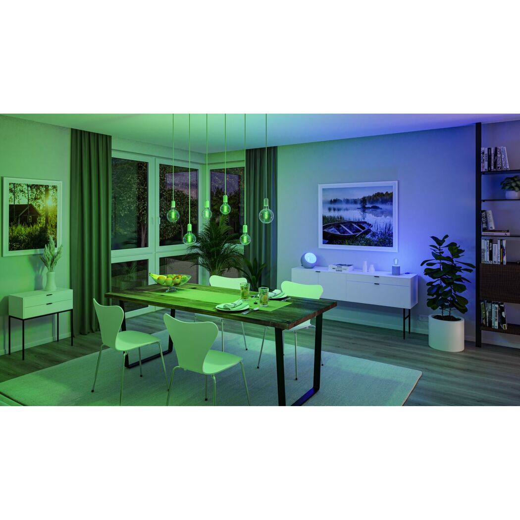 LED-Leuchtmittelset 'Zigbee' dimmbar Kolben E27 6,3 W 470 lm warmweiß 3 Stück