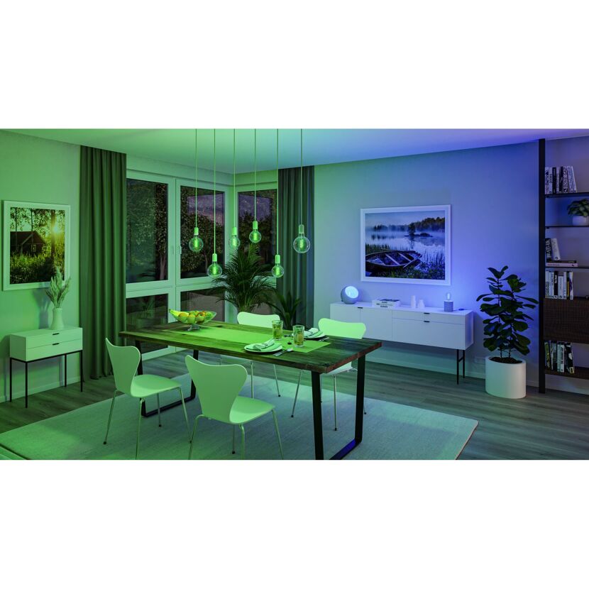 LED-Leuchtmittelset 'Zigbee' dimmbar Kolben E27 6,3 W 470 lm warmweiß 3 Stück