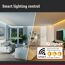 LED-Leuchtmittelset 'Zigbee' dimmbar Kolben E27 6,3 W 470 lm warmweiß 3 Stück