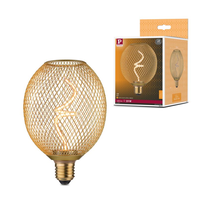 LED-Leuchtmittel 'Metallic Glow' E27 4 W 180 lm