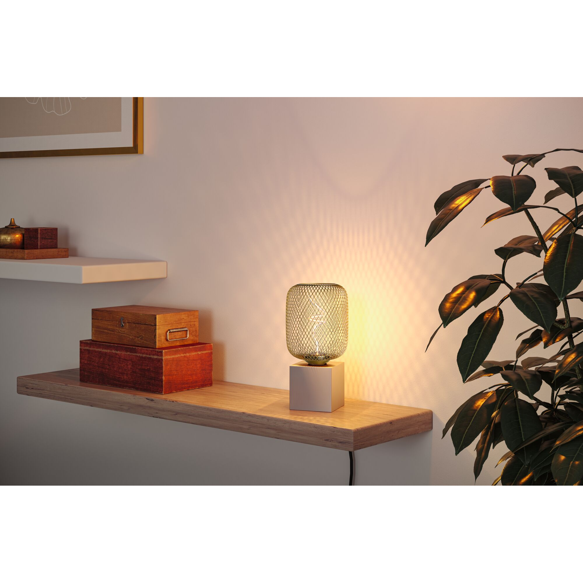 LED-Leuchtmittel 'Metallic Glow' E27 4 W 180 lm