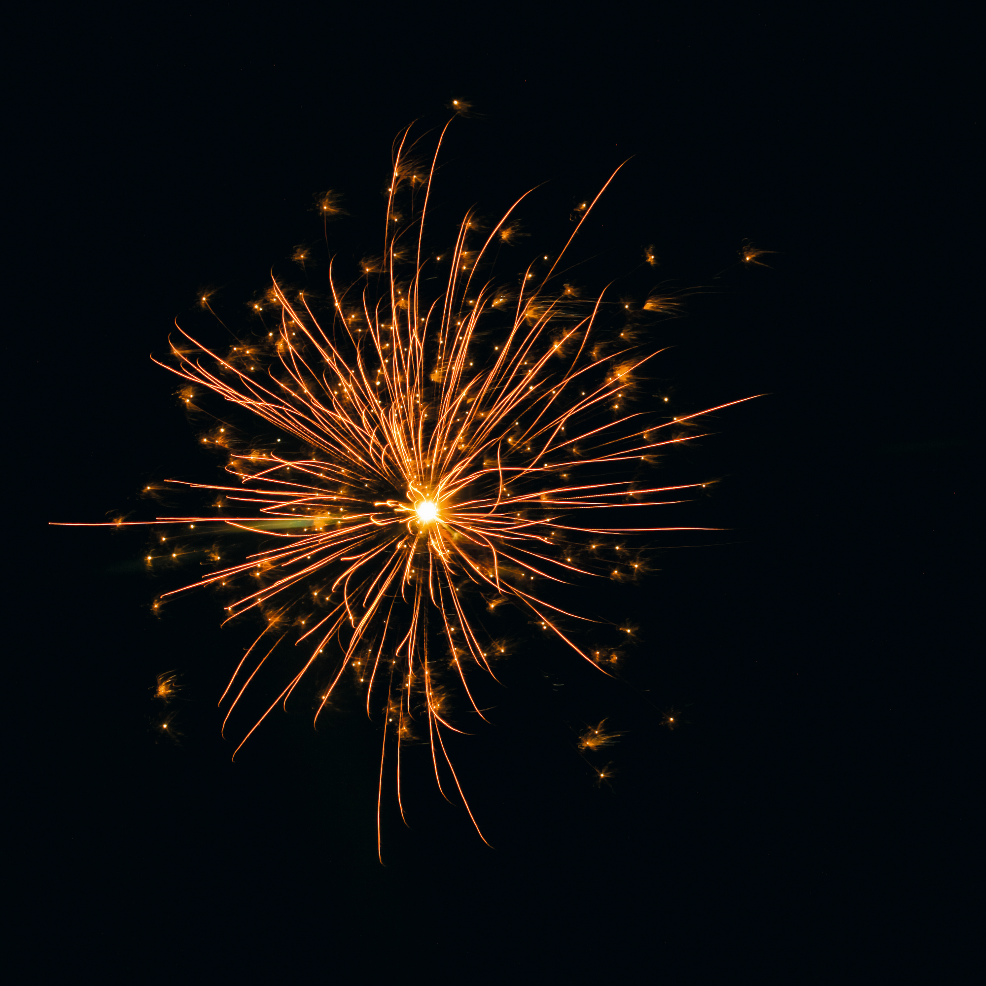 Raketen-Feuerwerk 'Gold-Raketen' 6-teilig