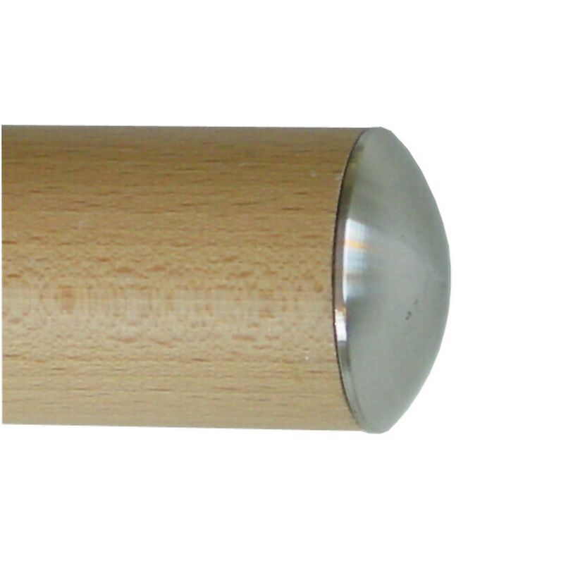 Endkappe 'E49' gewölbt Edelstahl