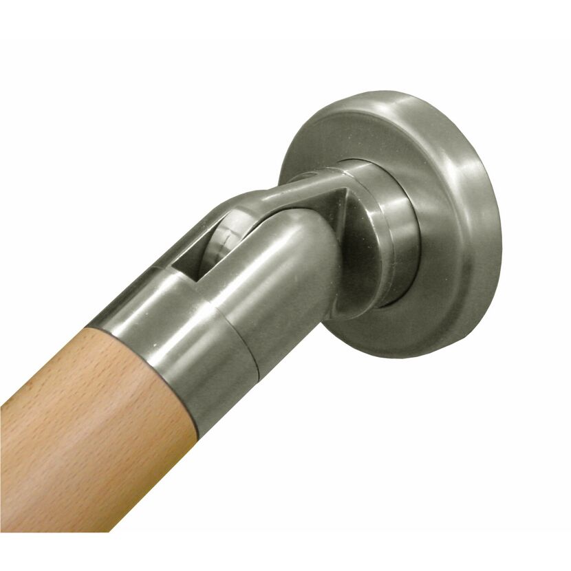 Wandendhalter 'E62' Edelstahl mit verstellbarem Winkel