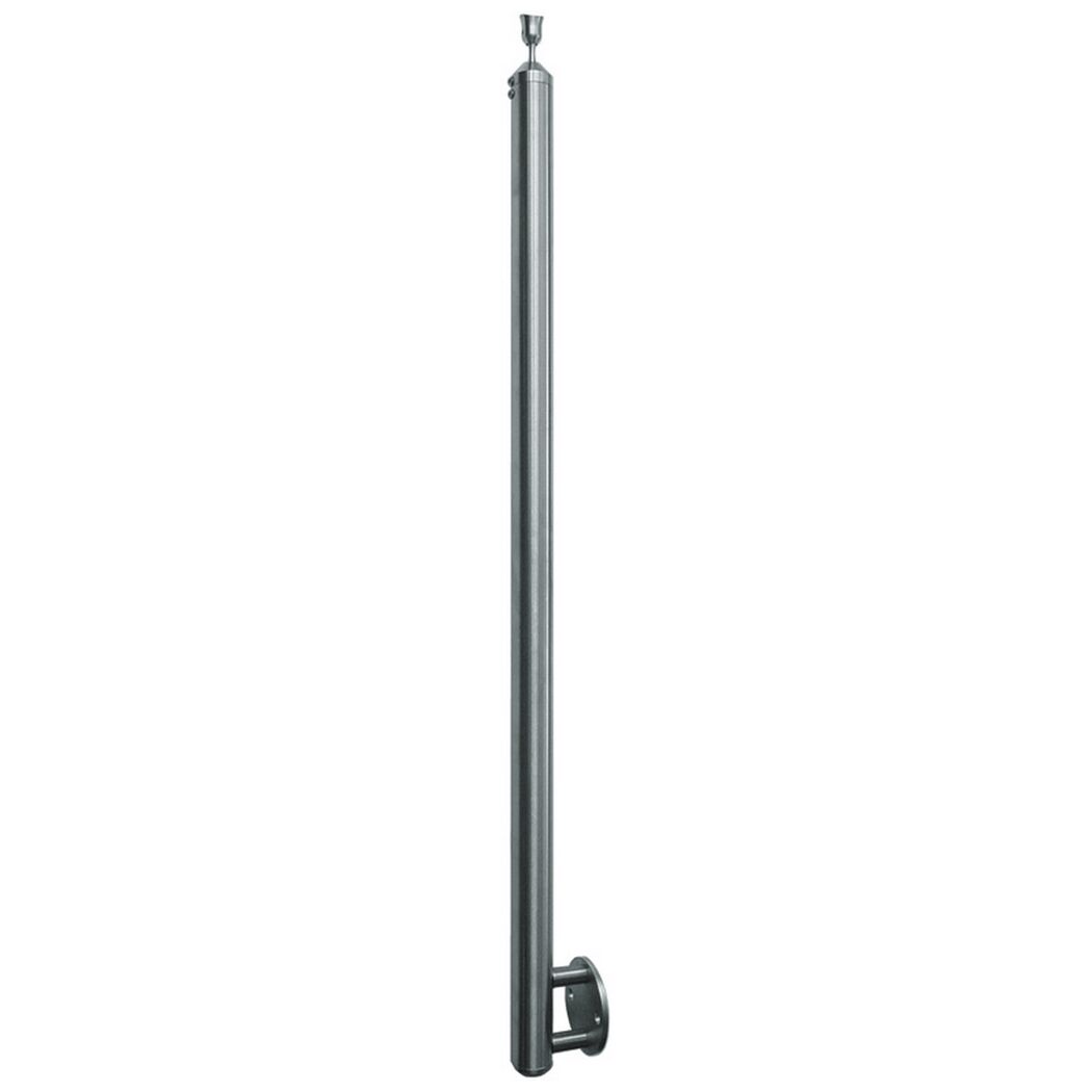 Geländerstab 'E80' Ø 42,4 x 1185 mm Edelstahl ohne Bohrung