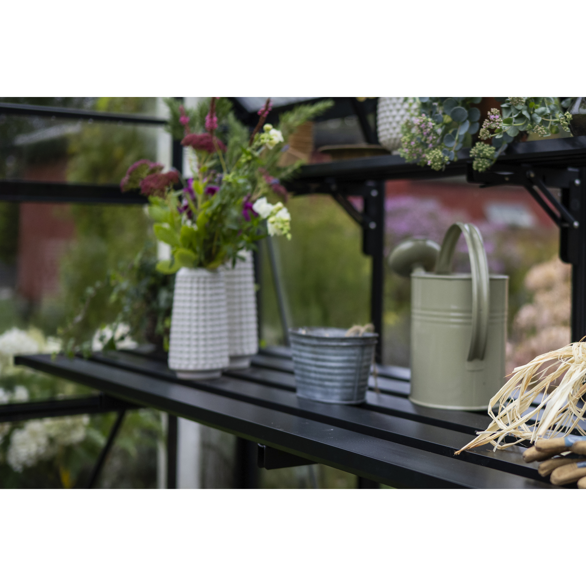 Lamellentisch für Gewächshaus ICON Gardenhouse 6 mit 8,6 m²