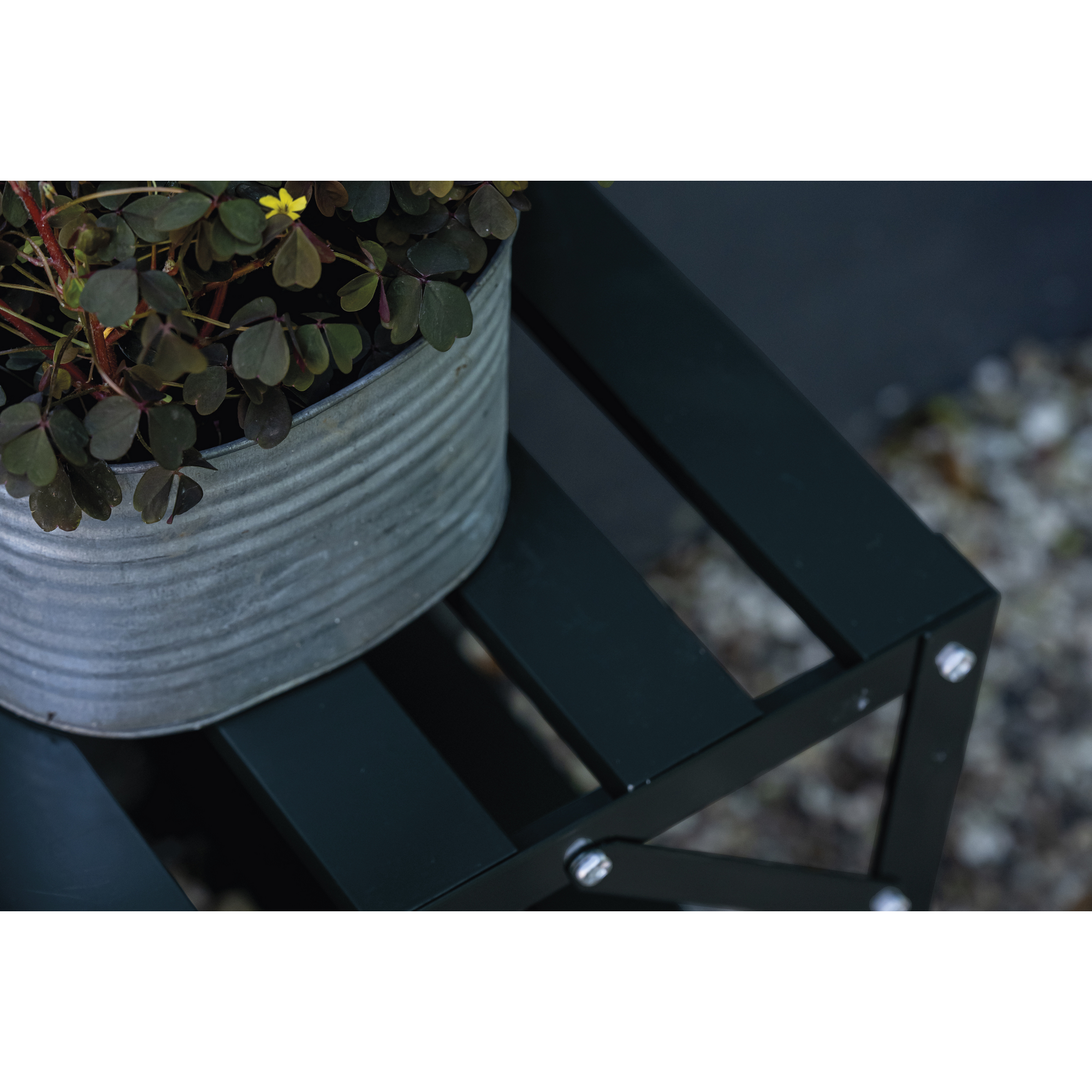 Alu-Tisch 2 Ebenen für Gewächshäuser schwarz