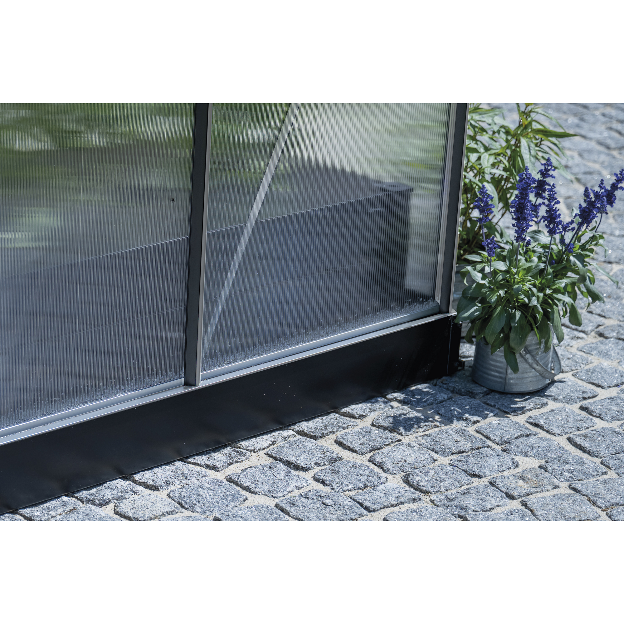 Montageleisten-Set für 'Icon 6' 4,9 m² Gewächshaus mit 4 mm Doppelstegplatten