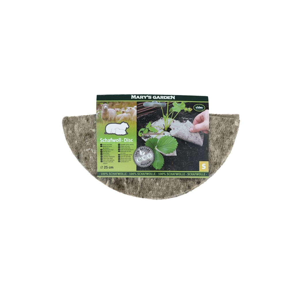 Schafwoll-Disc S Ø 25 cm für Beet und Pflanzkübel