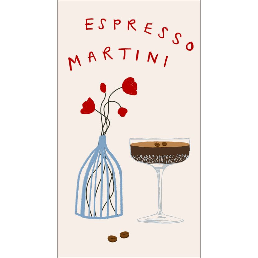 Decopanel 'Espresso Martini' 15 x 30 cm
