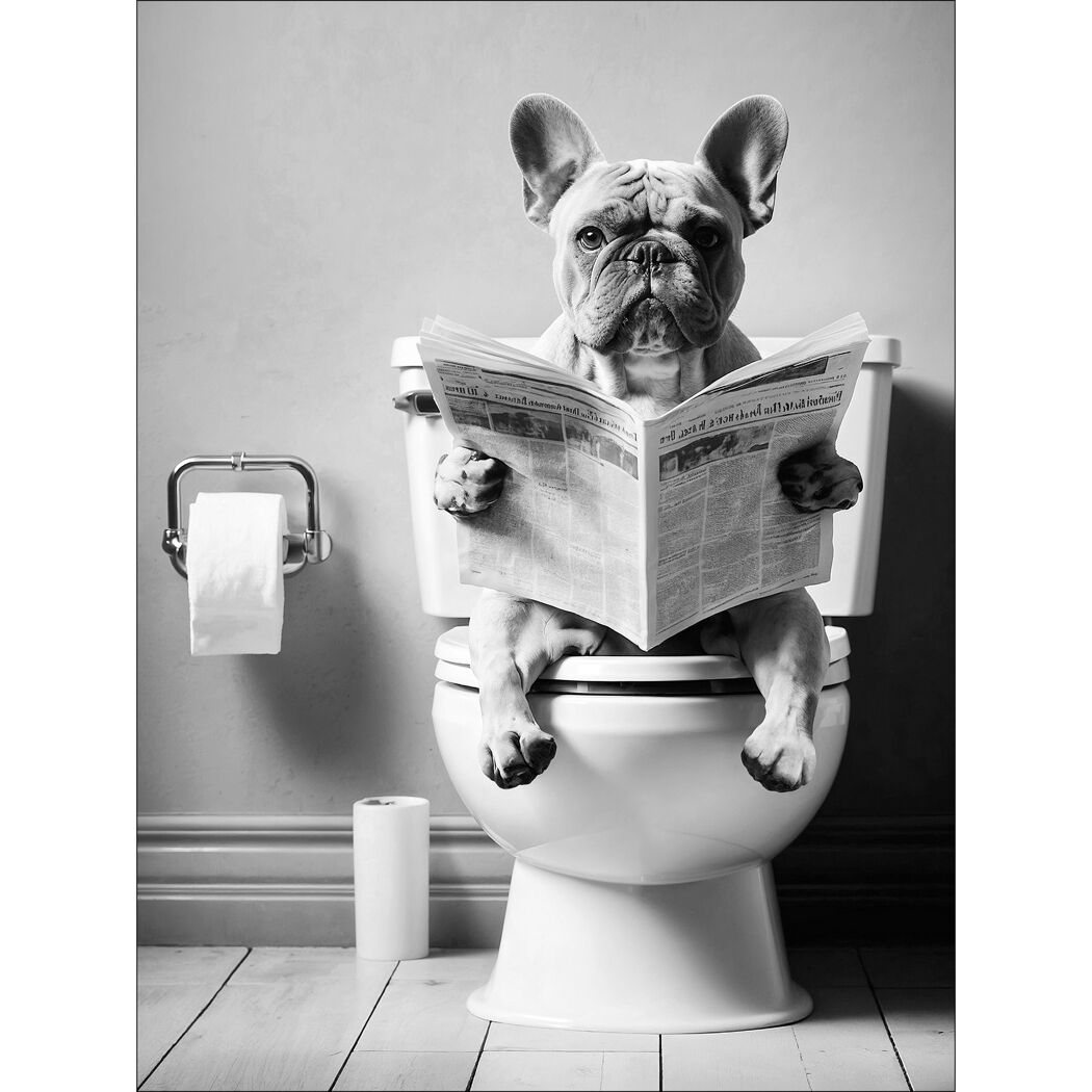Decopanel 'Bulldogge' 30 x 40 cm