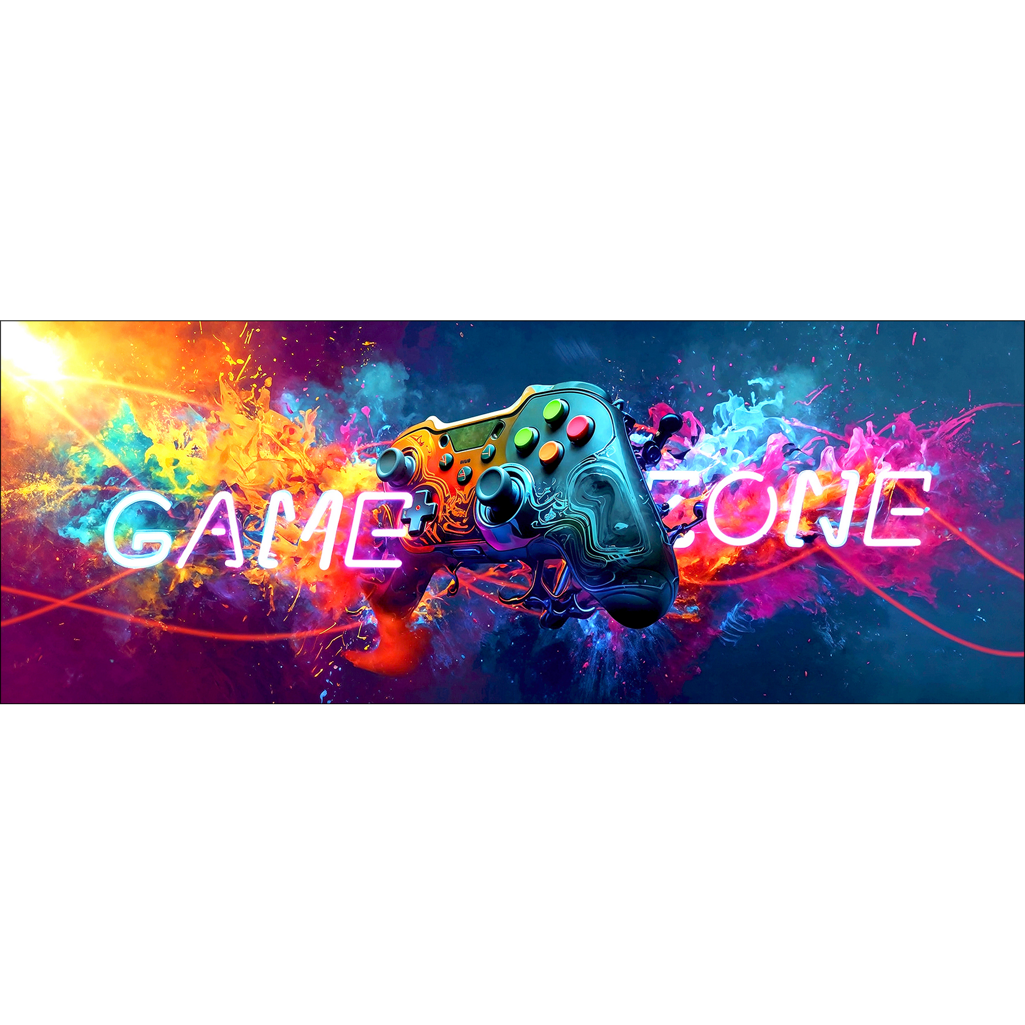 Leinwandbild Canvas-Art 'Game Zone' 30 x 80 cm