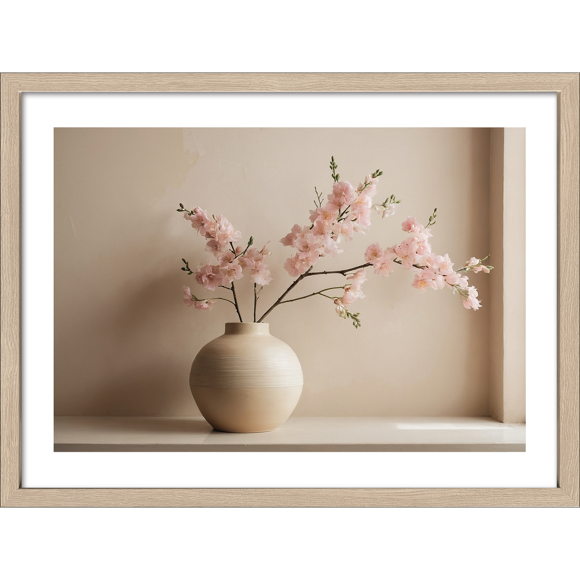 Kunstdruck Framed-Art Slim Scandic 'Window I' 33 x 43 cm gerahmt