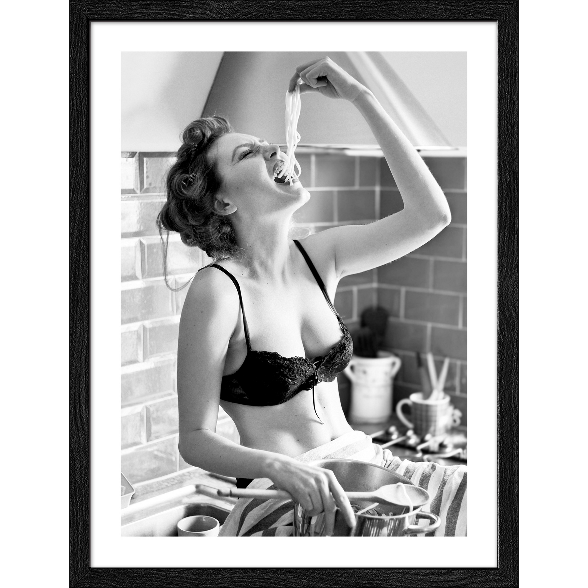 Kunstdruck Framed-Art Slim Scandic 'After Party I' 33 x 43 cm gerahmt