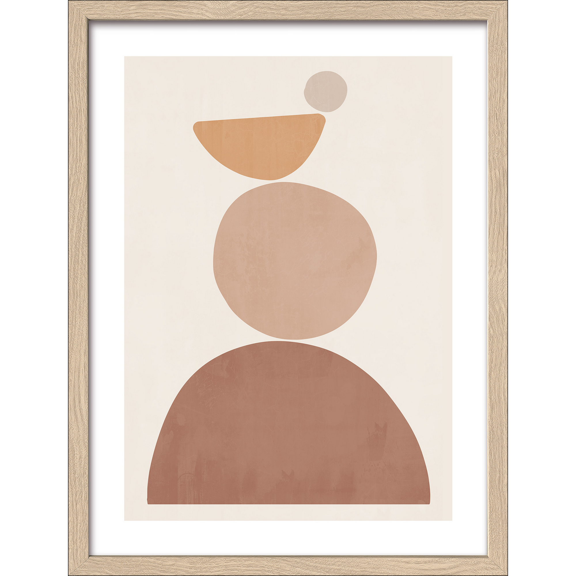 Kunstdruck Framed-Art Slim Scandic 'Earth XII' 33 x 43 cm gerahmt