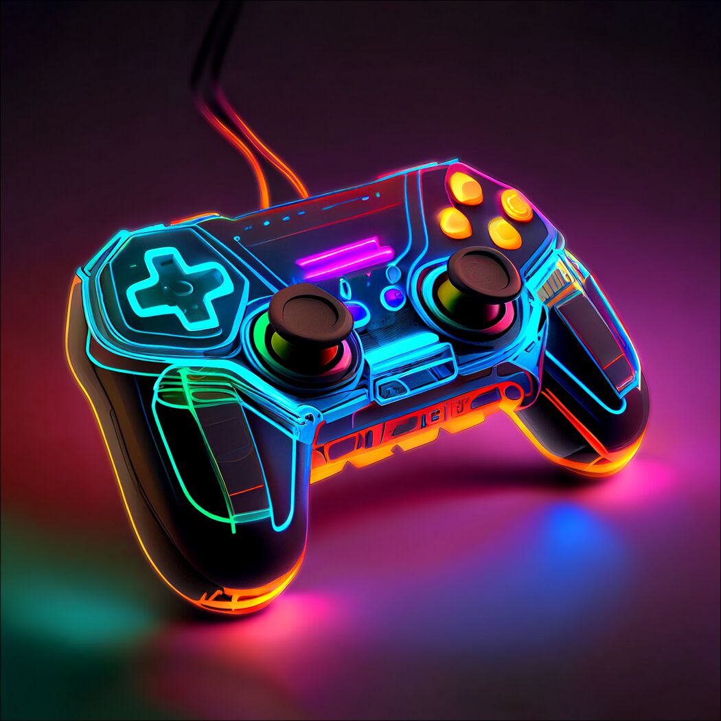 Leinwandbild Canvas-Art 'Controller' 30 x 30 cm