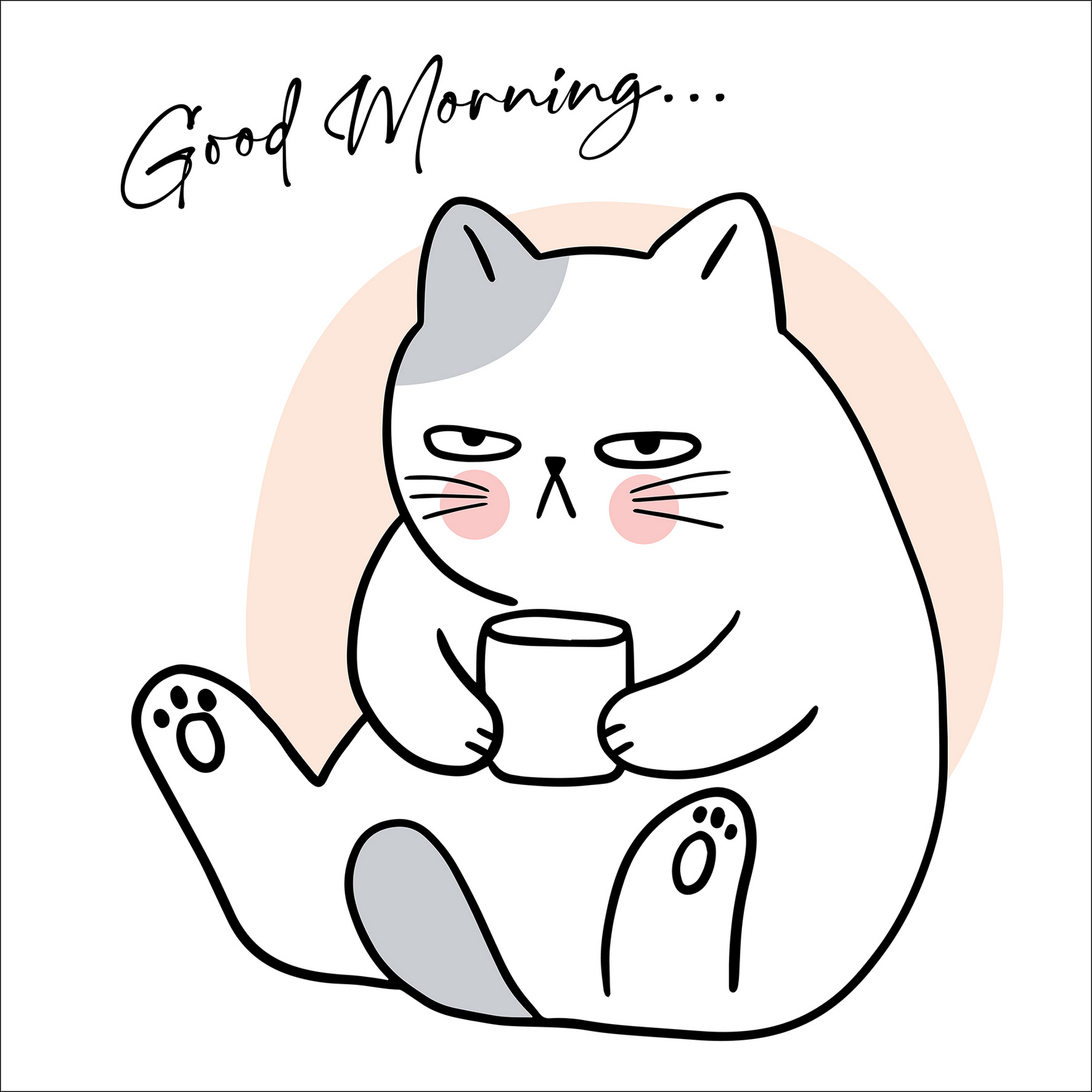 Leinwandbild Canvas-Art 'Good Morning' 30 x 30 cm