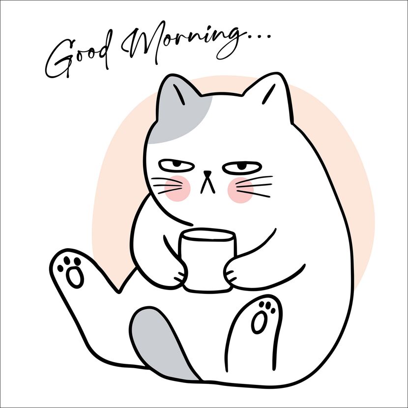 Leinwandbild Canvas-Art 'Good Morning' 30 x 30 cm