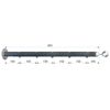Geländerstab 'B102' Aluminium anthrazit Ø 42,4 x 855 mm