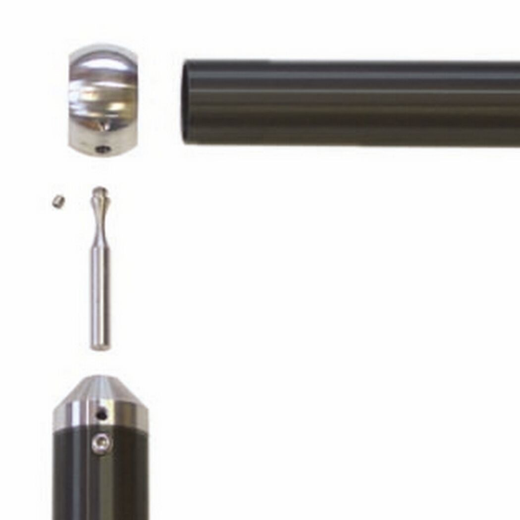 Geländerstab 'B102' Aluminium anthrazit Ø 42,4 x 855 mm