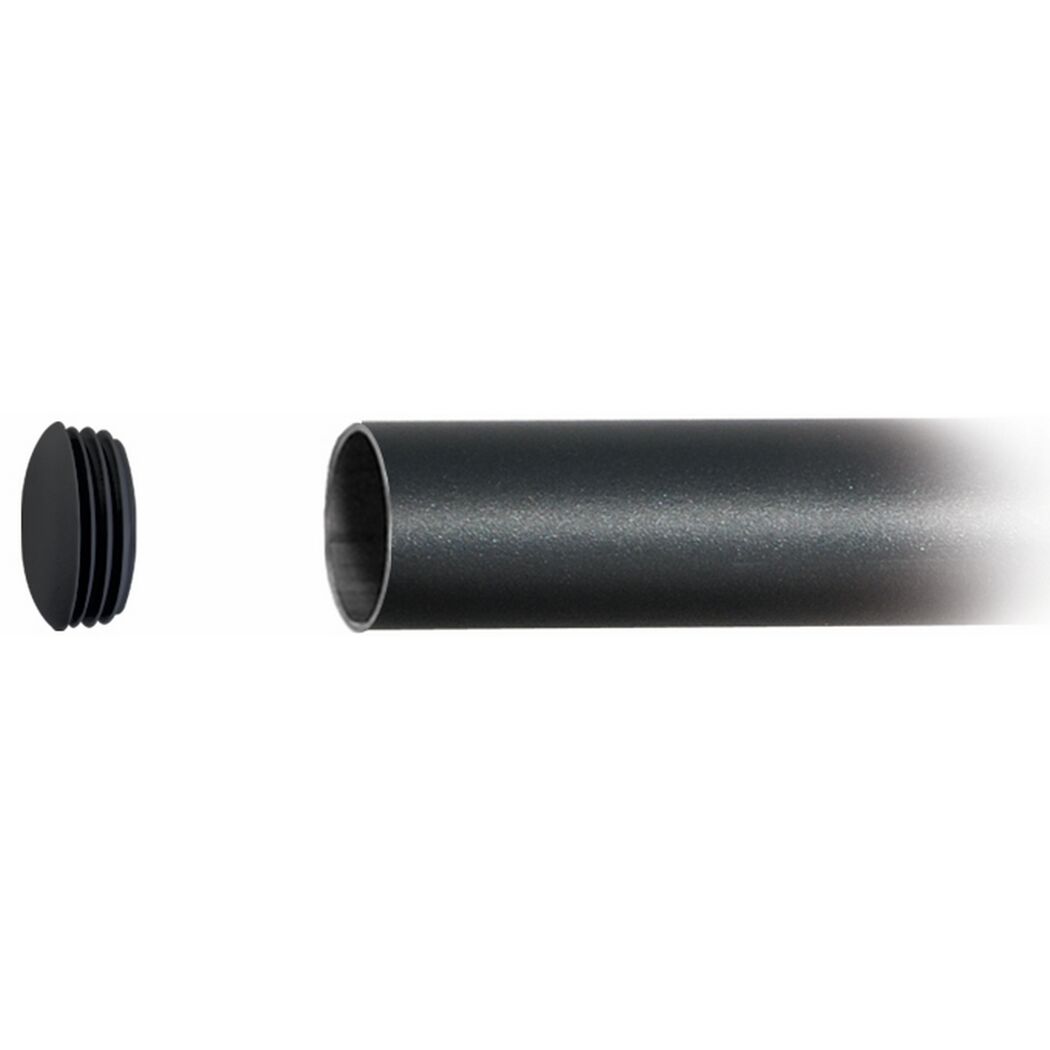 Endkappe 'B108' Ø 42 mm Kunststoff Anthrazit