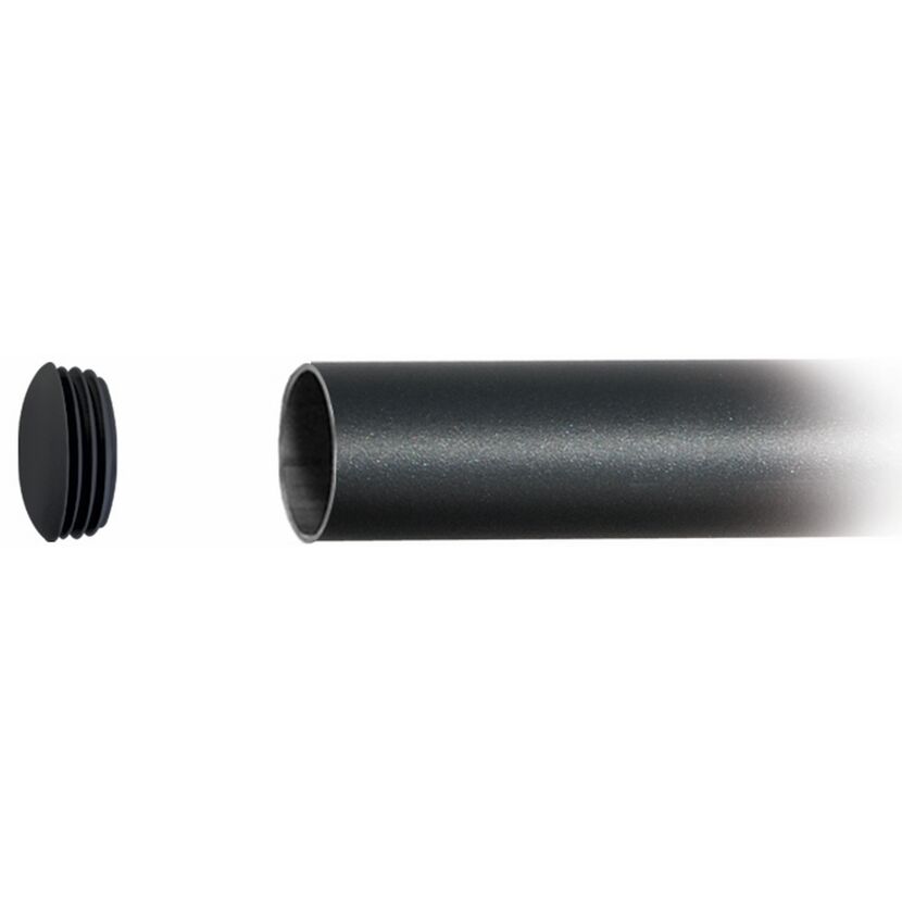 Endkappe 'B108' Ø 42 mm Kunststoff Anthrazit
