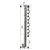 Geländerstab 'B110' CubeRail Aluminium eloxiert 30/60 x 995 mm