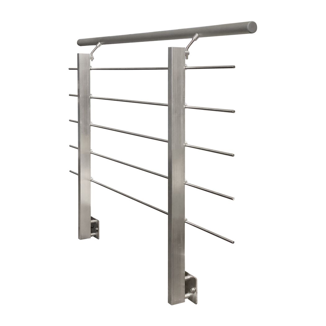 Geländerstab 'B110' CubeRail Aluminium eloxiert 30/60 x 995 mm