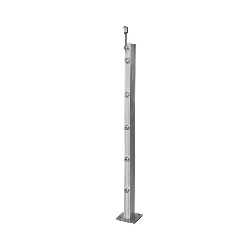 Geländerstab 'B111' CubeRail Aluminium eloxiert 30/60 x 820 mm