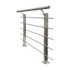 Geländerstab 'B111' CubeRail Aluminium eloxiert 30/60 x 820 mm