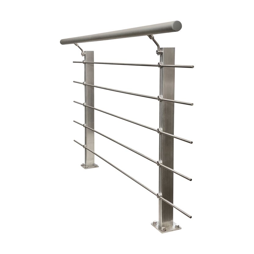 Geländerstab 'B111' CubeRail Aluminium eloxiert 30/60 x 820 mm