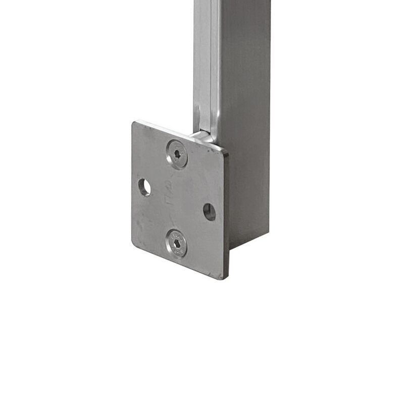 Geländerset 'CB1' Aluminium eloxiert seitliche Montage 1500 mm