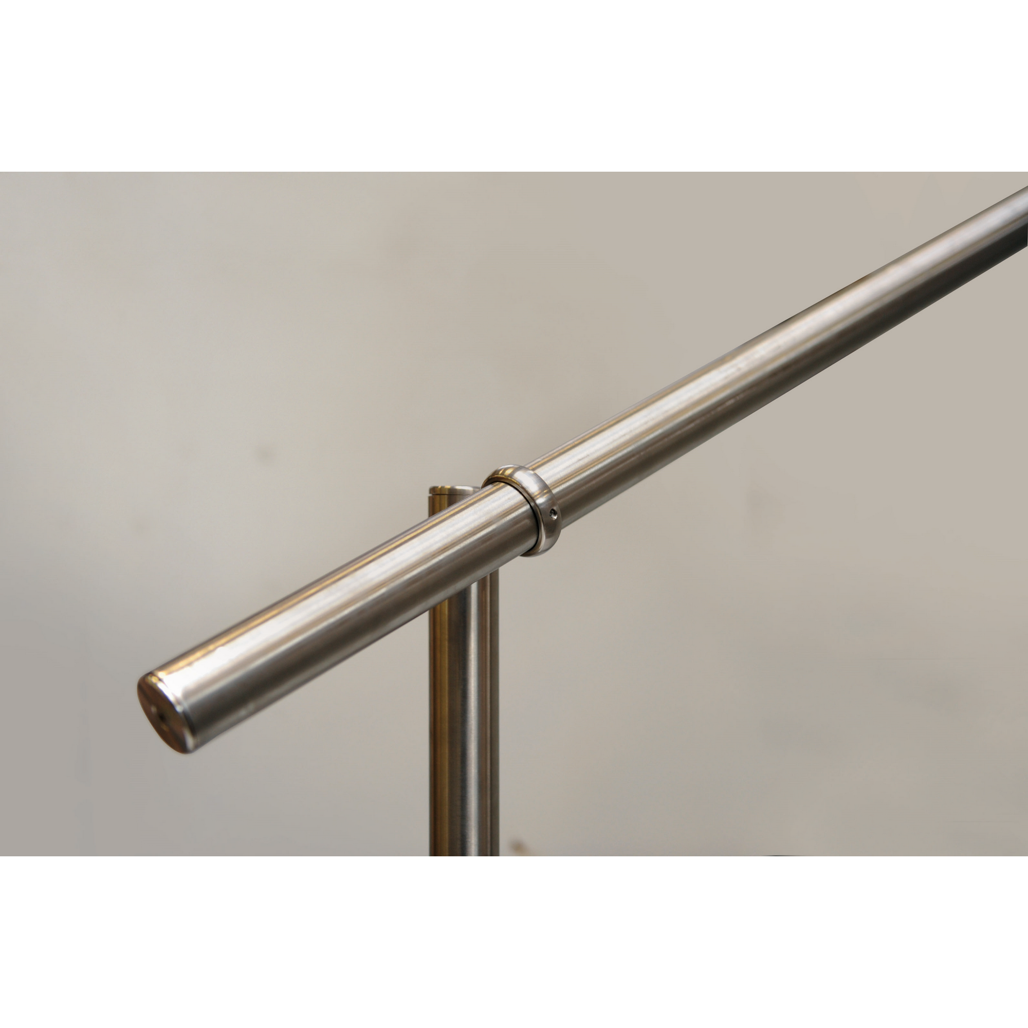 Eingangsgeländer 'GA3' Aluminium eloxiert seitliche Montage 1150 mm