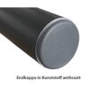 Eingangsgeländer 'GA5' Aluminium anthrazit Bodenmontage 1150 mm