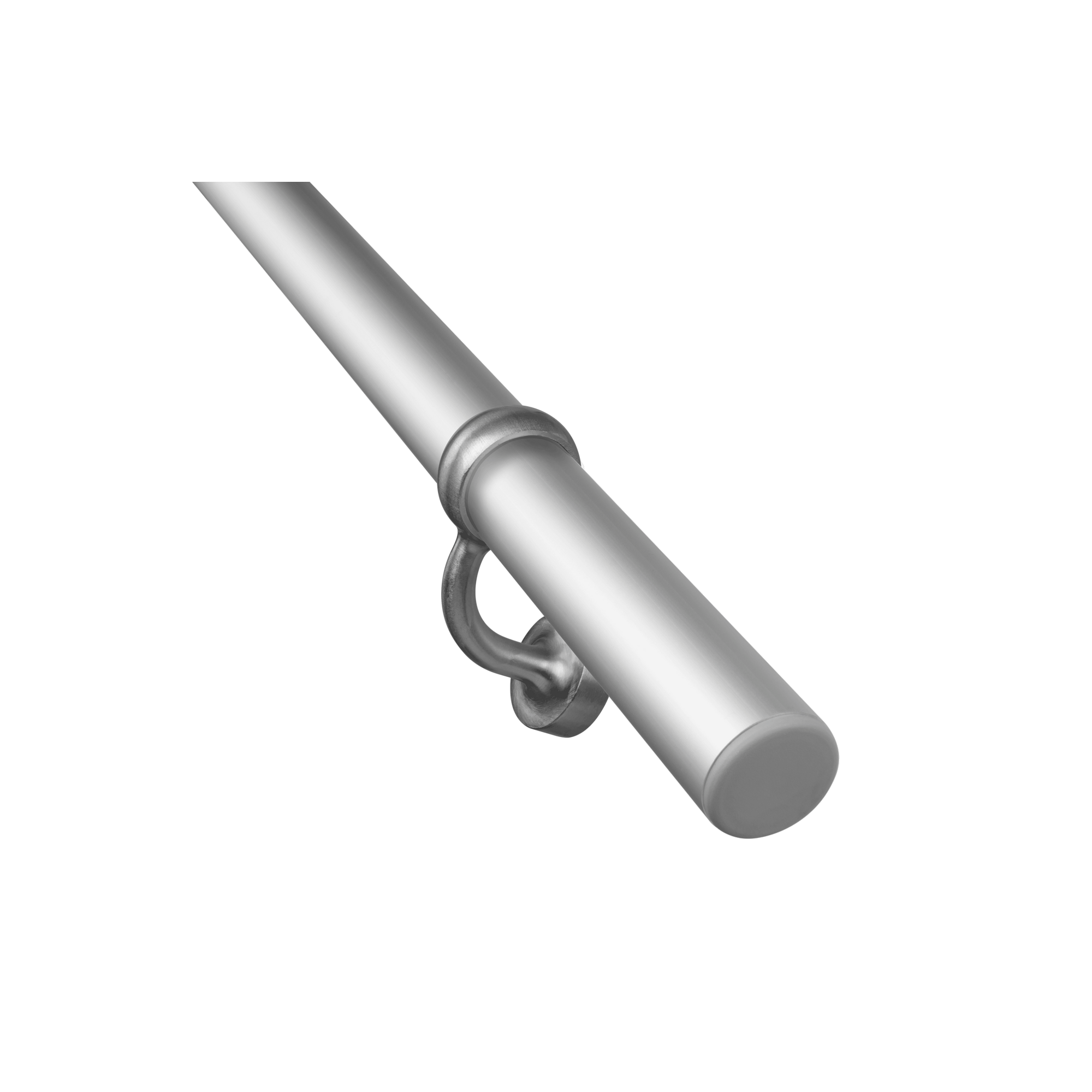 Handlaufset 'H16' Aluminium eloxiert Ø 42 x 1500 mm