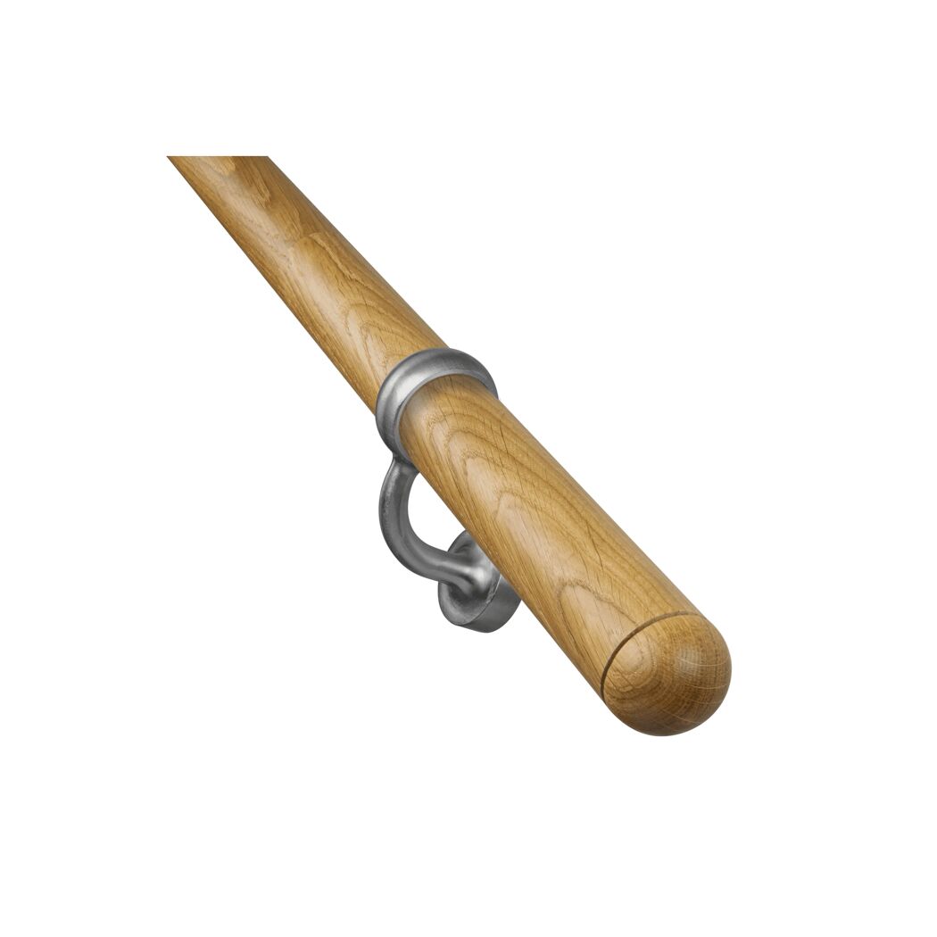Handlaufset 'H22' Eiche versiegelt Ø 42 x 1500 mm