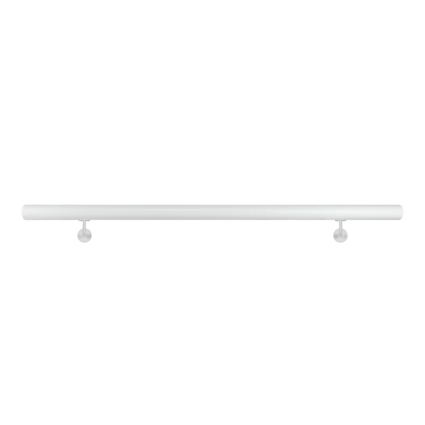 Handlaufset 'H27' Aluminium weiß Ø 42 x 1500 mm